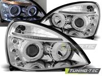 P�edn� sv�tla Renault Clio II, 2001-2005, Angel Eyes, chrom