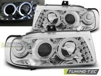 P�edn� sv�tla Seat Ibiza, Cordoba, 1993-1998, Angel Eyes, chrom P�edn� sv�tla Seat Ibiza, Cordoba, 1993-1998, Angel Eyes, chrom