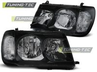 P�edn� sv�tla Toyota Land Cruiser FJ100, 1998-2004, �ern� black