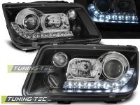 P�edn� sv�tla Volkswagen Bora, 1998-2005, LED Daylight, �ern� black 2 P�edn� sv�tla Volkswagen Bora, 1998-2005, LED Daylight, �ern� black 2