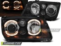 P�edn� sv�tla Volkswagen Bora, 1998-2005, Angel Eyes, �ern� black 1 P�edn� sv�tla Volkswagen Bora, 1998-2005, Angel Eyes, �ern� black 1