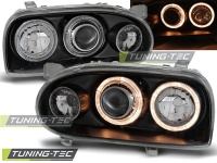 P�edn� sv�tla Volkswagen Golf 3, 1992-1998, Angel Eyes, �ern� black 4 P�edn� sv�tla Volkswagen Golf 3, 1992-1998, Angel Eyes, �ern� black 4