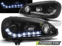 P�edn� sv�tla Volkswagen Golf 5, 2003-2009, LED Daylight, �ern� black 1 P�edn� sv�tla Volkswagen Golf 5, 2003-2009, LED Daylight, �ern� black 1