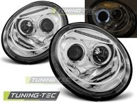 P�edn� sv�tla Volkswagen New Beetle, 1998-2005, Angel Eyes, chrom P�edn� sv�tla Volkswagen New Beetle, 1998-2005, Angel Eyes, chrom