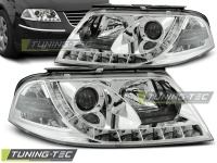 P�edn� sv�tla Volkswagen Passat 3BG, 2001-2004, LED Daylight, chrom 1 P�edn� sv�tla Volkswagen Passat 3BG, 2001-2004, LED Daylight, chrom 1