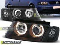 P�edn� sv�tla Volkswagen Passat B5 3B, 1996-2000, Angel Eyes, �ern� black  3