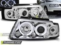 P�edn� sv�tla Volkswagen Passat B5 3B, 1996-2000, Angel Eyes, chrom 1 P�edn� sv�tla Volkswagen Passat B5 3B, 1996-2000, Angel Eyes, chrom 1