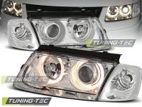 P�edn� sv�tla Volkswagen Passat B5 3B, 1996-2000, Angel Eyes, chrom 3 P�edn� sv�tla Volkswagen Passat B5 3B, 1996-2000, Angel Eyes, chrom 3