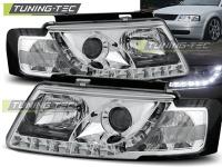 P�edn� sv�tla Volkswagen Passat B5 3B, 1996-2000, LED Daylight, chrom 1 P�edn� sv�tla Volkswagen Passat B5 3B, 1996-2000, LED Daylight, chrom 1