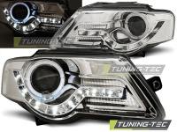P�edn� sv�tla Volkswagen Passat 3C, 2005-2010, LED Daylight, chrom 3