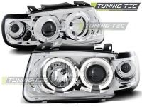 P�edn� sv�tla Volkswagen Polo 6N, 1994-1999, Angel Eyes, chrom