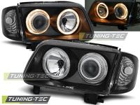 P�edn� sv�tla Volkswagen Polo 6N2, 1999-2001, Angel Eyes, �ern� black P�edn� sv�tla Volkswagen Polo 6N2, 1999-2001, Angel Eyes, �ern� black