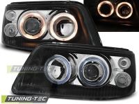 P�edn� sv�tla Volkswagen T5, 2003-2009, Angel Eyes, �ern� black P�edn� sv�tla Volkswagen T5, 2003-2009, Angel Eyes, �ern� black