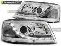 P�edn� sv�tla Volkswagen T5, 2003-2009, LED Daylight, chrom 2 P�edn� sv�tla Volkswagen T5, 2003-2009, LED Daylight, chrom 2