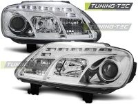 P�edn� sv�tla Volkswagen Touran, Caddy, 2003-2006, LED Daylight, chrom P�edn� sv�tla Volkswagen Touran, Caddy, 2003-2006, LED Daylight, chrom