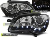 P�edn� sv�tla Volkswagen Touran, 2006-2010, LED Daylight, �ern� black P�edn� sv�tla Volkswagen Touran, 2006-2010, LED Daylight, �ern� black