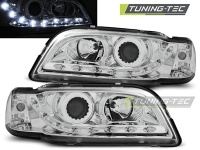 P�edn� sv�tla Volvo S40, V40, 1996-2000, LED Daylight, chrom 1 P�edn� sv�tla Volvo S40, V40, 1996-2000, LED Daylight, chrom 1
