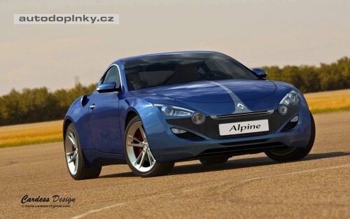 Renault Alpine s otazn�kem