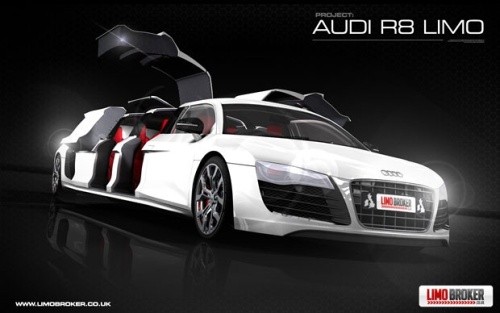 Audi R8 V10 jako limuz�na