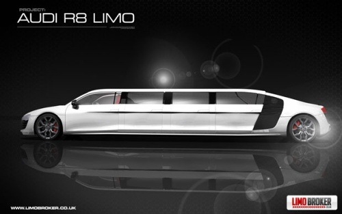 Audi R8 V10 jako limuz�na