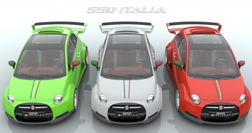Fiat 550 Italia s motorem z Ferrari
