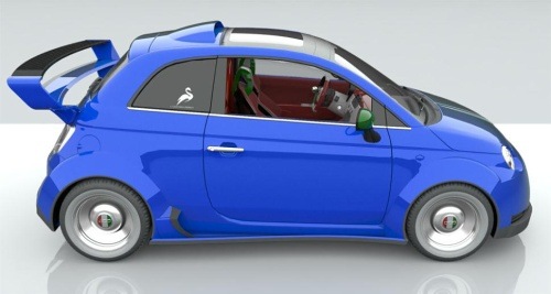 Fiat 550 Italia s motorem z Ferrari