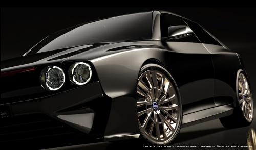 Lancia Delta Integrale HF ve studii