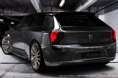 Lancia Delta Integrale HF ve studii