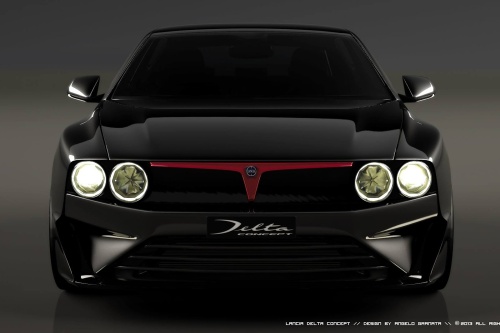 Lancia Delta Integrale HF ve studii