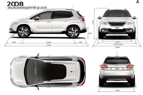 Peugeot 2008 v detailech