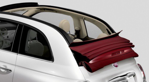 Fiat 500 shodil st�echu