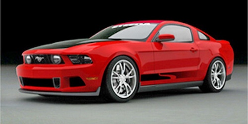 Mustang hv�zdou SEMA Las Vegas
