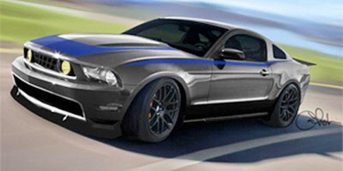 Mustang hv�zdou SEMA Las Vegas