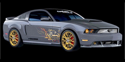 Mustang hv�zdou SEMA Las Vegas