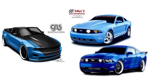 Mustang hv�zdou SEMA Las Vegas