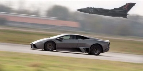 Reventon versus Tornato Jet Fighter