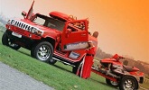 Santa osedlal Hummer H2