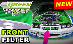 �portov� vzduchov� filter GREEN FRONT - viac vzduchu pre siln� motor