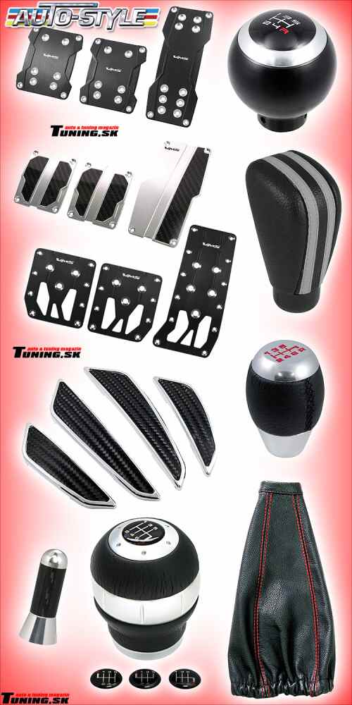 INTERI�R AUTODOPLNKY - AUTOSTYLE VISION interi�r doplnky ped�le madl� rukov�te autostyle vision